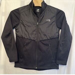 The North Face Men's Size Small Lightweight Jacket Black Full Zip Up Soft Shell